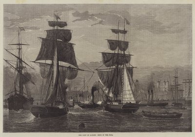 The Port of London, Ships in the Pool by Henry Spernon Tozer